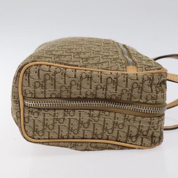 DIOR Trotter Canvas Hand Bag Beige Silver - Picture 4 of 12